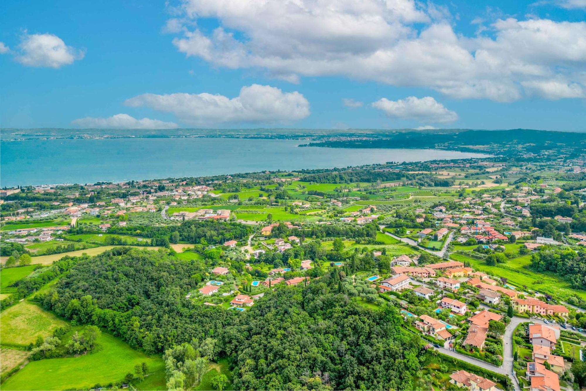 Piscina Panoramica - La Casa Volante Villa Soiano Del Lago Eksteriør billede